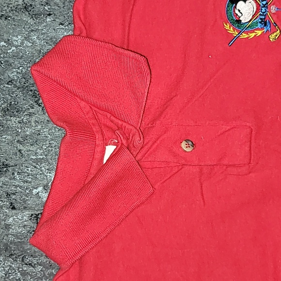 Vintage. Made in USA. Mickey & Co. 💯 Cotton polo. Embroidered. Size Large - Picture 8 of 16